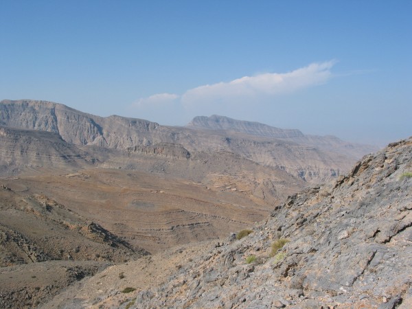 Jebel Bil' Ays in the distance