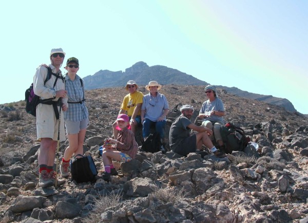 Lunch-stop on the ridge