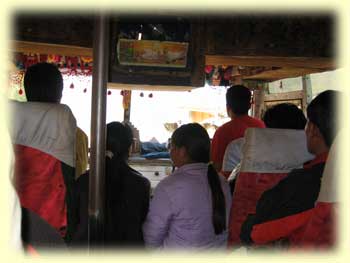 Inside the bus