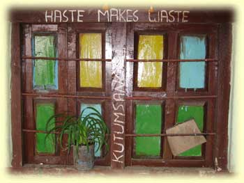 People living in glass houses...